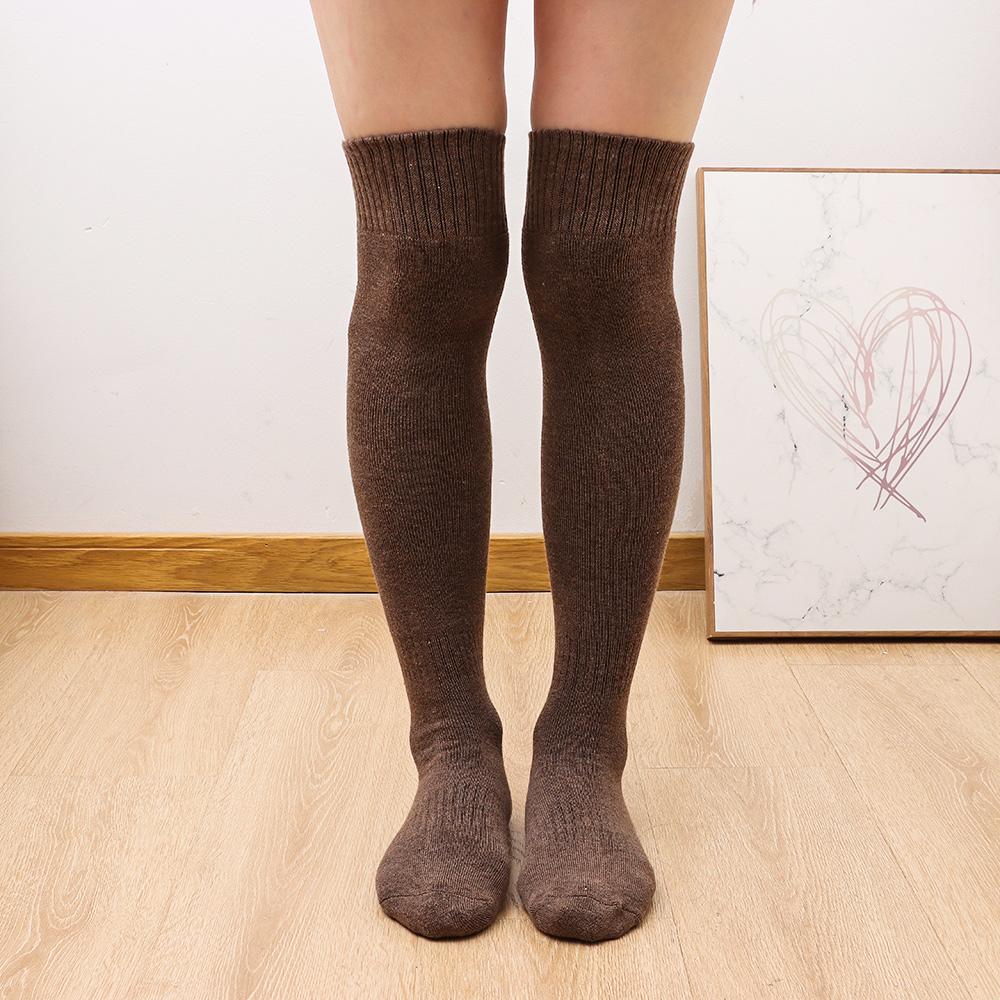 Fashion Ladies Women Femle Leg Boots Hosiery Thicken Thigh Long Stockings High Knee Socks
