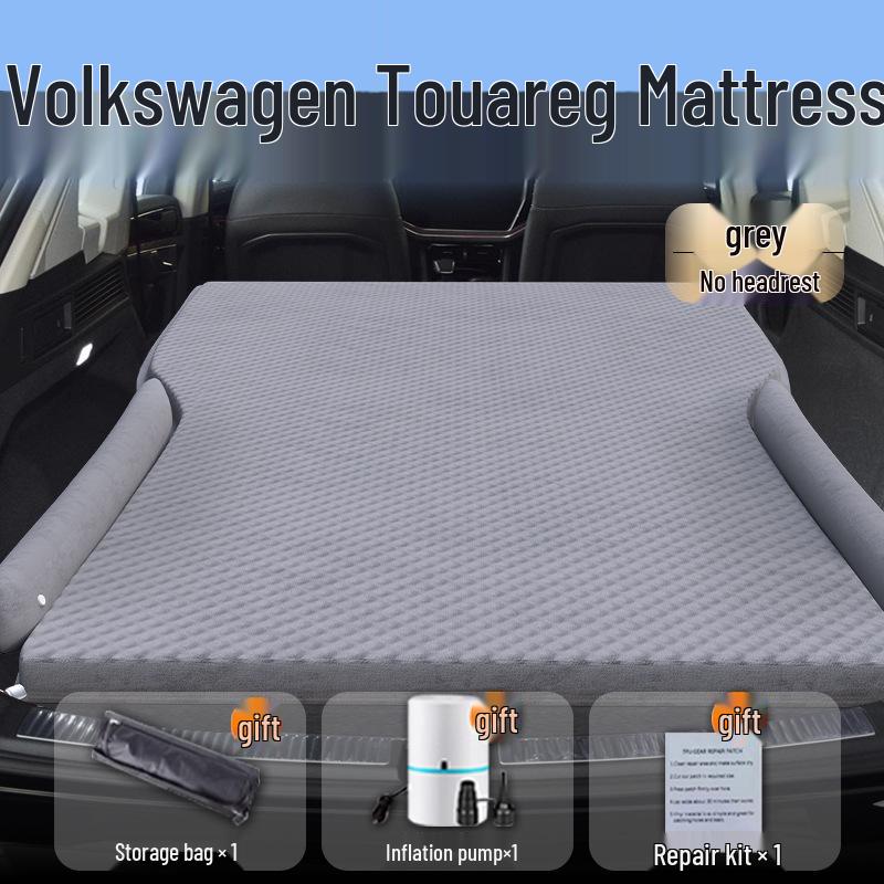 Надувной матрас для автомобиля Volkswagen Touareg - Подушка для сна на заднее сиденье и надувная подушка в багажник.