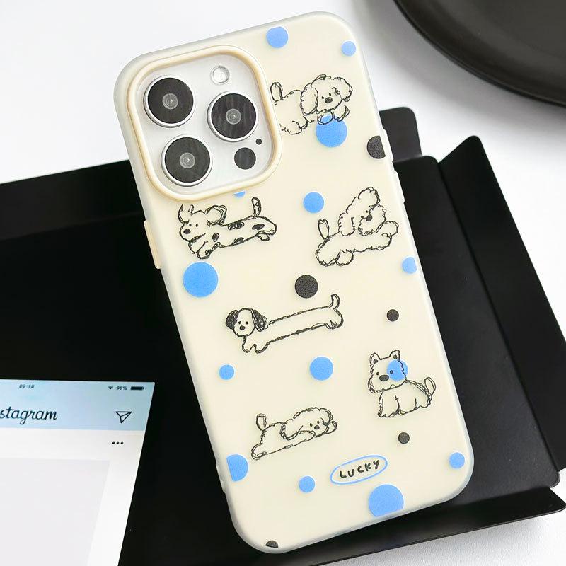 Чехол Zhitai Cartoon Jelly Skin для iPhone 11/12/14/15/16 Pro Max