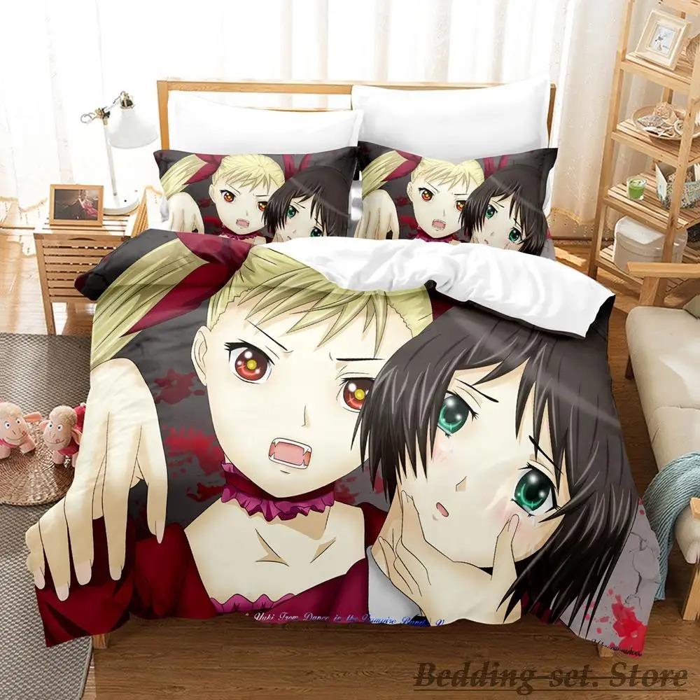 Новый комплект постельного белья Dance In The Vampire Bund Single Twin Full Queen King Size Bed Set Adult Kid Bedroom Duvetcover Sets Anime