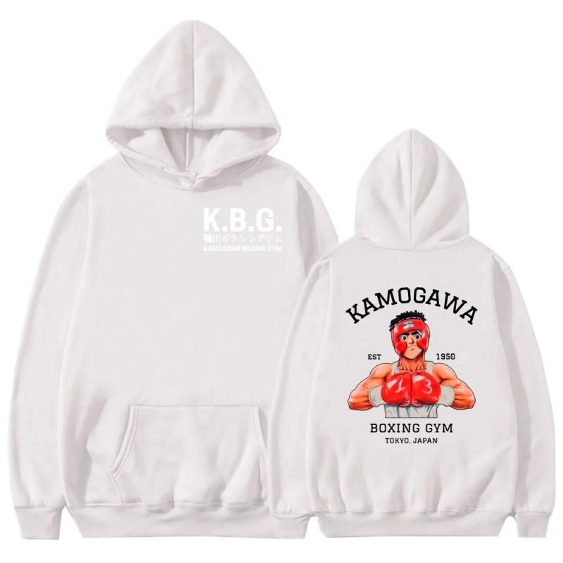 Spring and Autumn New Animation Fashion Printed Boxing Hooded Sweater
