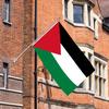 Palestine Flag Bright Color Hanging Banner Durable Palestinian National Flag for Home Garden Decoration