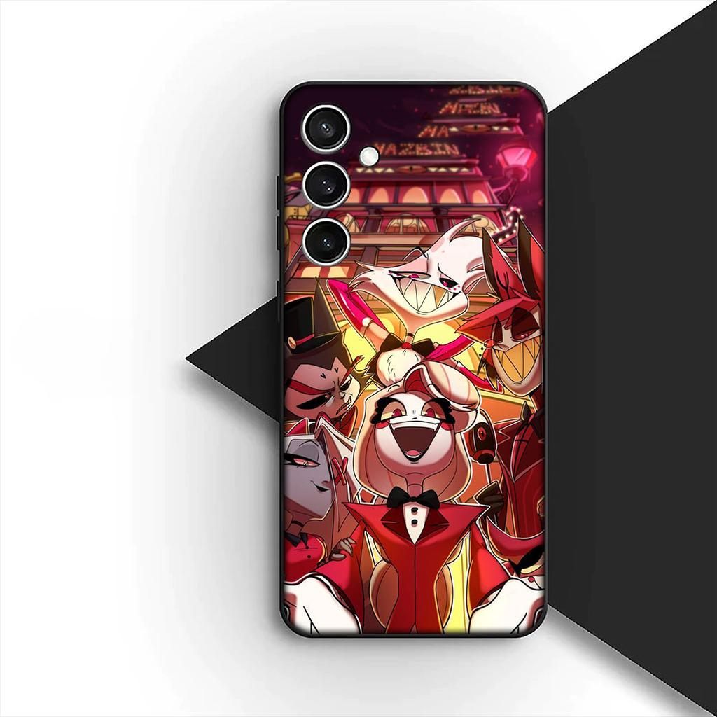 for Samsung Galaxy S10 S8 S9 Plus A33 A34 A31 70 A71 A72 Note 20 9 8 S10E Phone Case Alastor H-Hazbins Charile Hotels Angel Dust