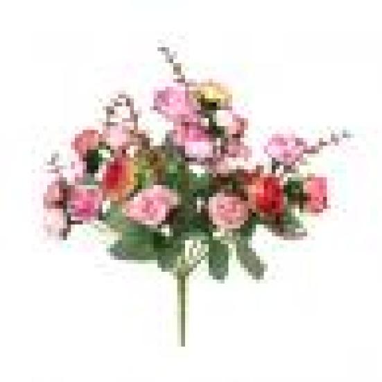 1 букет 21 голова искусственная роза шелковый цветок лист домашний декор свадебный декор