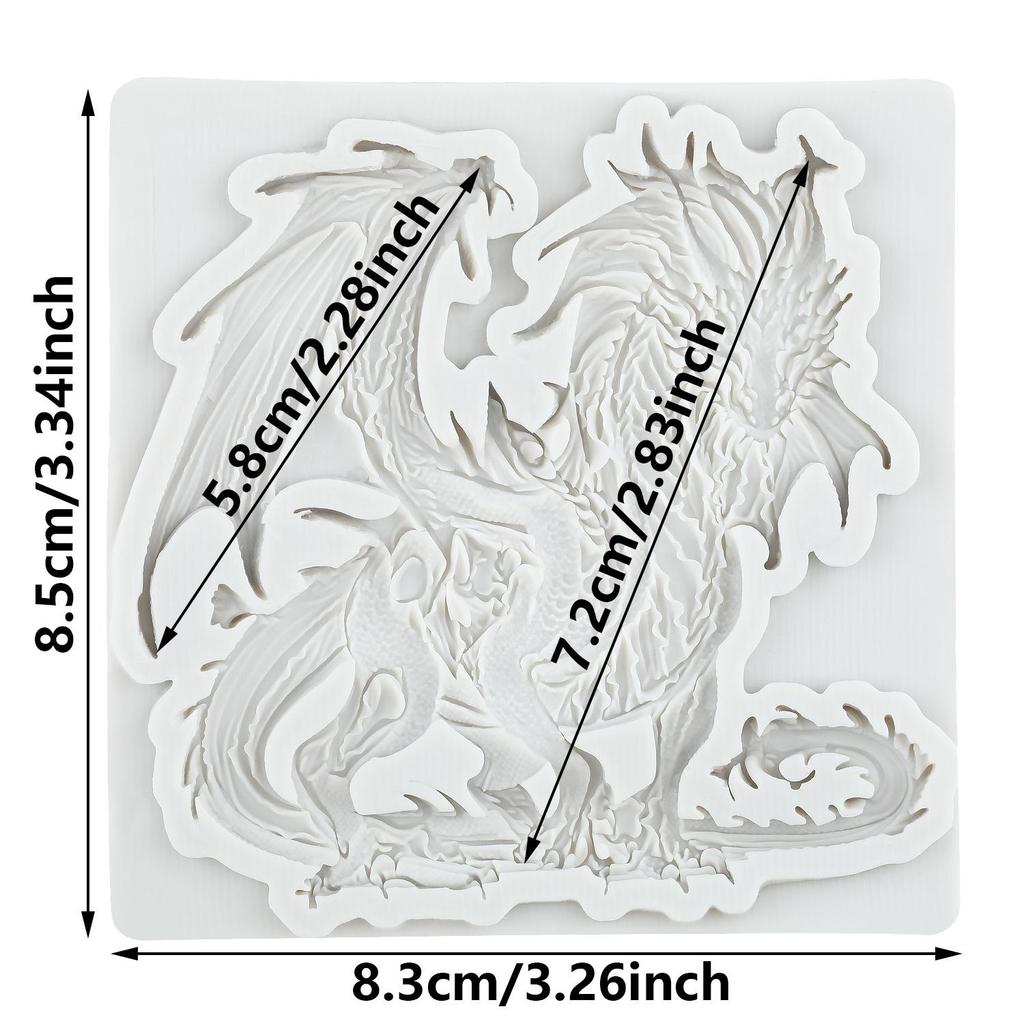 Силиконовые формы Дракон Форма для мастики Дракон Инструменты для украшения торта Топпер для кекса Конфета Шоколад Паста для лепки