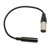 6.35 mm 1 4 Inch Female to XLR Male Adapter Cable 3 Pin Male to 6.35mm Socket Microphone Sound Cable