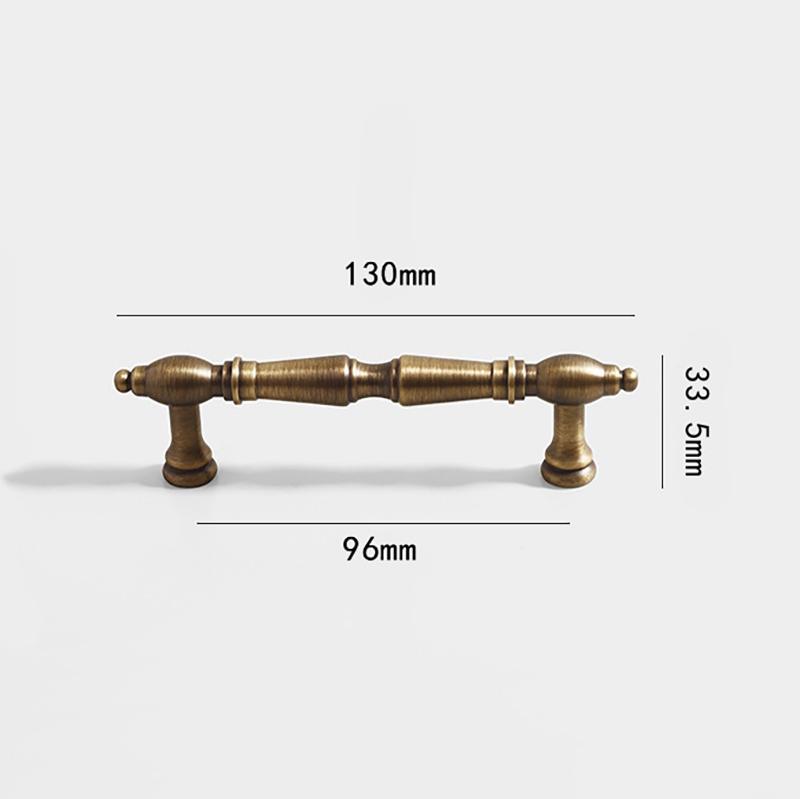 New Design Solid Antique Brass Handle Knobs Home Decorative Hardware Cabinet Drawer Handles