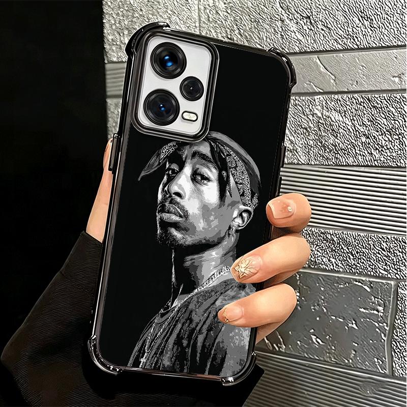Рэпер 2pac Певец Тупак Мягкий чехол для телефона Для Xiaomi Redmi Note 14 15 Pro Plus 13 12 11S 11T 5G 10 9S 9 Покрытие Противоударный Fundas