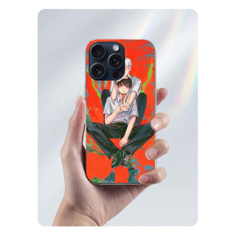 Аниме H-Hikaru Ga Shinda Natsu Прозрачный Чехол Для Телефона Для Iphone 17 Air 16 Pro Max 15 Pro 14 Plus 17E 16E 11 13 12 Mini Чехлы Fu