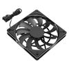 120mm CPU Fan Case Cooling Fan Low Noise 2500RPM Reverse Blade 4pin PWM Computer Fan Double Bearing Support Daisy Chain