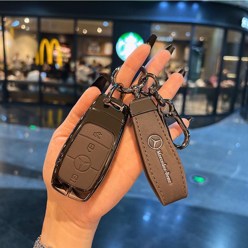 VRN2 Fashion Car Key Cover Case Shell Protective Bag For Mercedes Benz A E G GLS Class W177 W205 W213 W222 G63 X167 Maybach