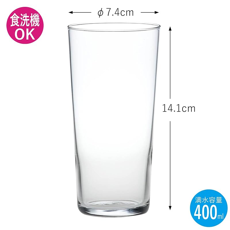 Набор тонкостенных стаканов Toyo Sasaki Glass, Набор высоких стаканов G101-T293