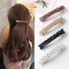 1PC Korean Headwear Diamond Hair Accessories Geometric Crystal Hair Clips Hairpins