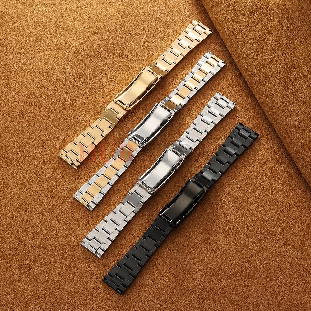 20 мм 21 мм 22 мм изогнутый конец ремешка для часов для Rolex SUBMARINER Daytona браслет из нержавеющей стали сменный ремешок для мужчин женщин