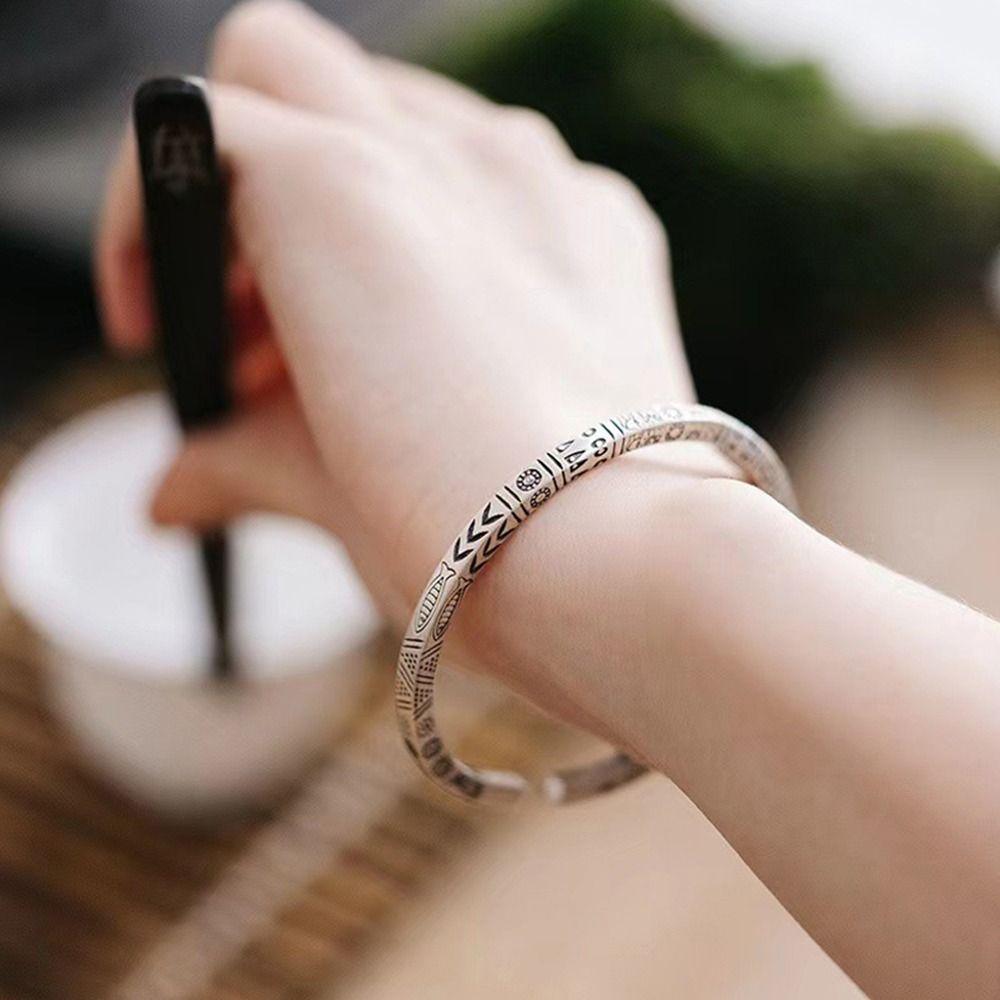 Подарок Нишевый Дизайн Тотемы Открытый Браслет Ретро Ручной Ремешок Мужской Браслет Модная Бижутерия Мужской Браслет