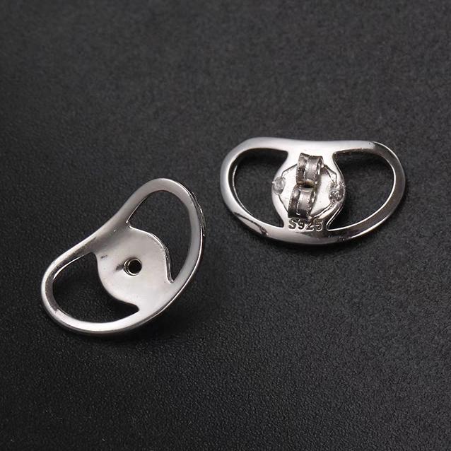 DIY Подниматели для сережек от провисания Серьги-гвоздики Поддержка Фиксация мочки уха Удобный Прочный Съемник для сережек Металлические компоненты для ювелирных изделий