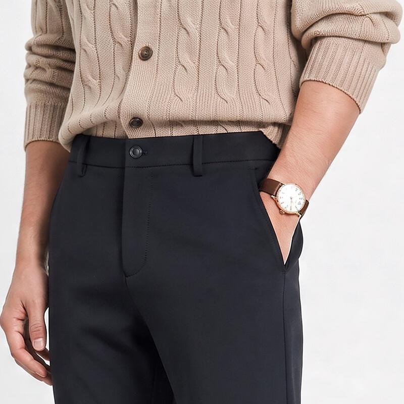 Мужские брюки Antonio с защитой от складок, в стиле business casual, прямого кроя