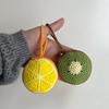 Hand Woven Water Cup Mesh Bag Folding Water Bottle Tote Bag  Umbrella Storage