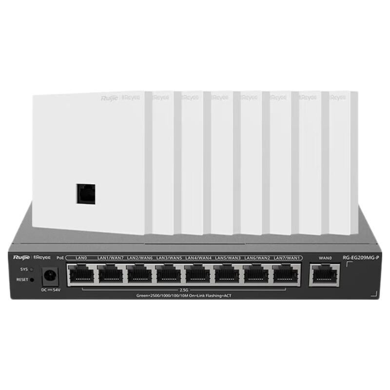 Ruijie EAP162 WiFi 6 Whole-Home Mesh System (1+8) (CN version)