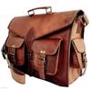Handmade Genuine Leather Vintage Brown Messenger Shoulder Bag Laptop Briefcase