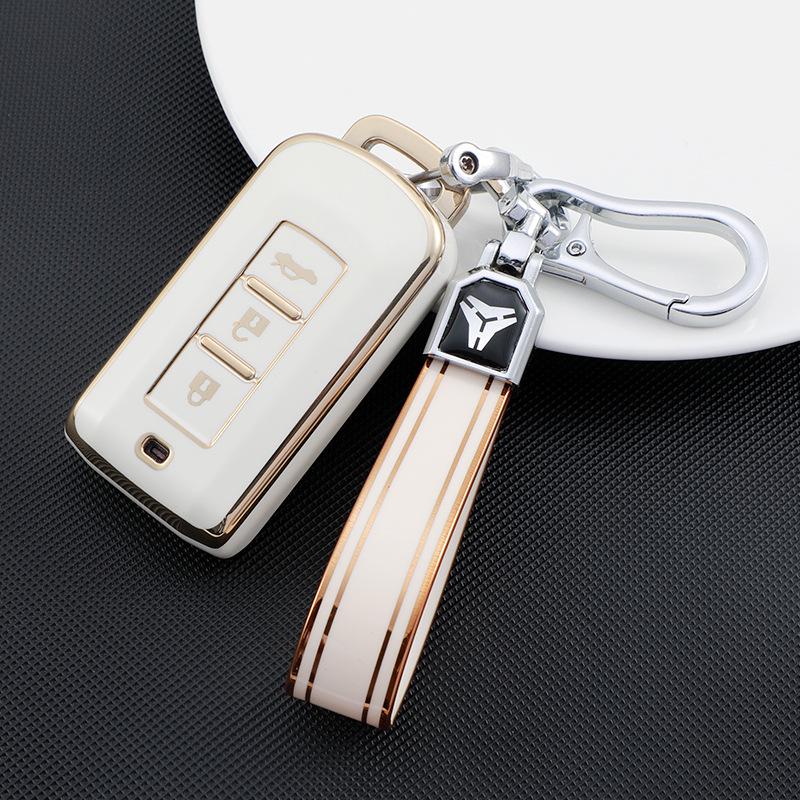 Mitsubishi Car Key Case for Outlander, Eclipse Cross, ASX, Lancer, Pajero Sport