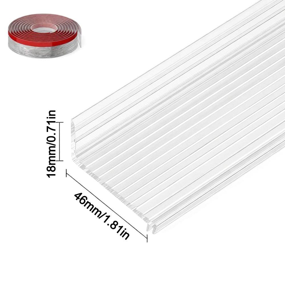 1m Self Adhesive Strip for Window Waterproof Windproof Window Blocking Board Window Water Blocking Bar