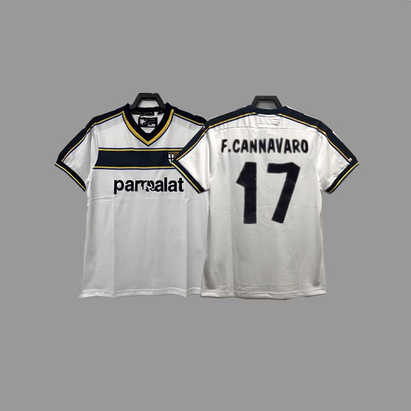 Parma retro jersey football jersey classic nostalgic Zola Cannavaro Buffon Gilardino jersey