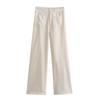 Women's Kaslead Fashion Wind Waist Pants Linen