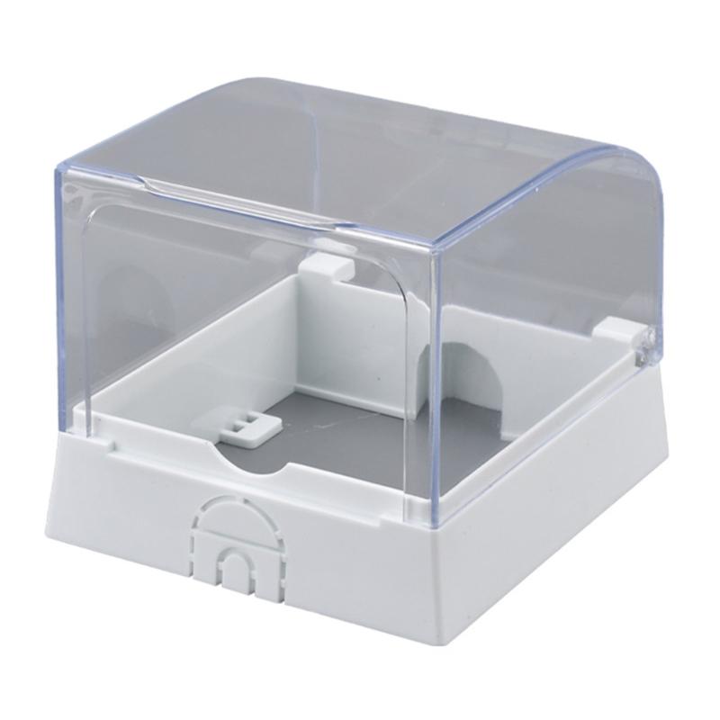86 Type Outdoor Socket Waterproof Box Socket Case Receptacle Protector Plastic Electrical Outlet Cover Dustproof Box