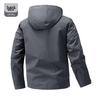 Men's 2025 Spring Trend Hooded Windbreaker: Casual Loose-Fit Workwear Jacket