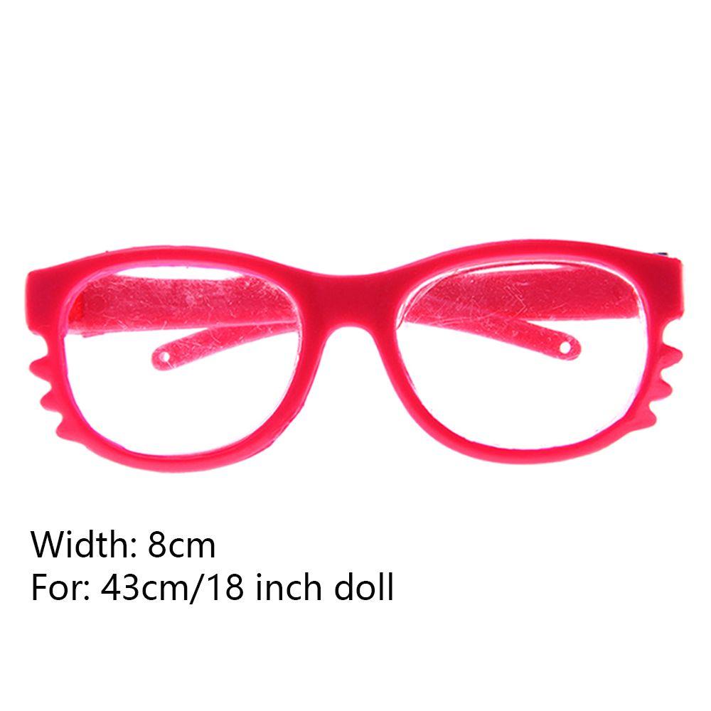 Аксессуары для классных девочек Игрушки Одежда Кукольные очки Прозрачные линзы Круглая оправа Очки Миниатюрные очки