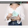 Ремешок Clip and Go для телефона, ремешок для телефона с кошельком на молнии, регулируемый шнурок для защиты от кражи мобильного телефона для женщин