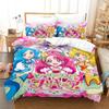 Новый комплект постельного белья Pretty Cure Односпальный Полуторный Двуспальный Queen King Размер Аниме Пододеяльник для Взрослой Детской Спальни Декор