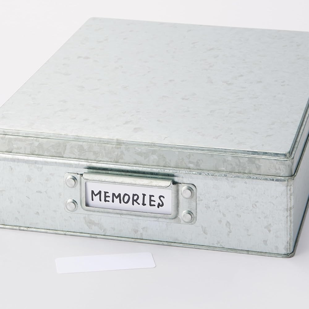 MUJI Tin Box, Large, 85cm Tall, KGG25A1S (Clothing Storage Case, Storage Box)