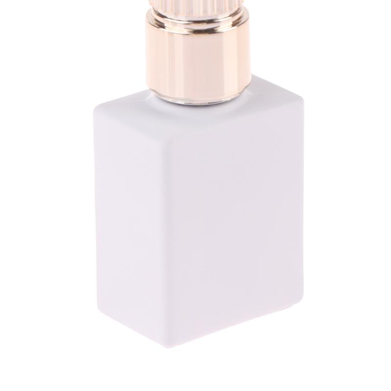 8/10/12/15Ml Empty Glass Nail Gel Bottle Matt White Filling Nail Polish Glue Sealing Basic Oils Light-Resistant Good Storage