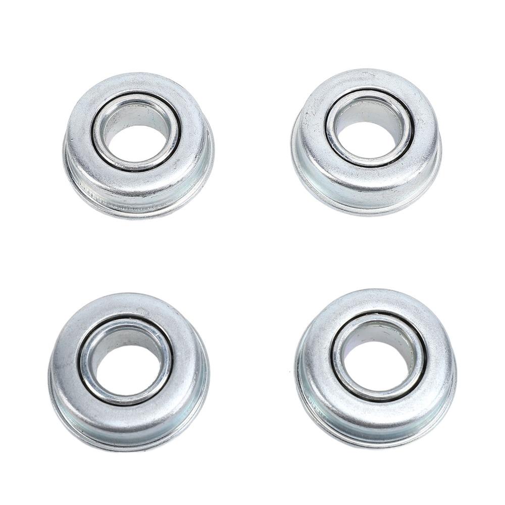 4PCS Silver Lawn Mower Bearings Steel Material Ball Bearing Replacement Mower Shaft Bearings