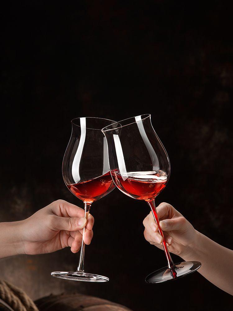 Wine Cup Crystal High-grade Goblet Modern Simplicity Household Light Luxury Wine Glass 680ml Thickened Crystal Glass Durable New