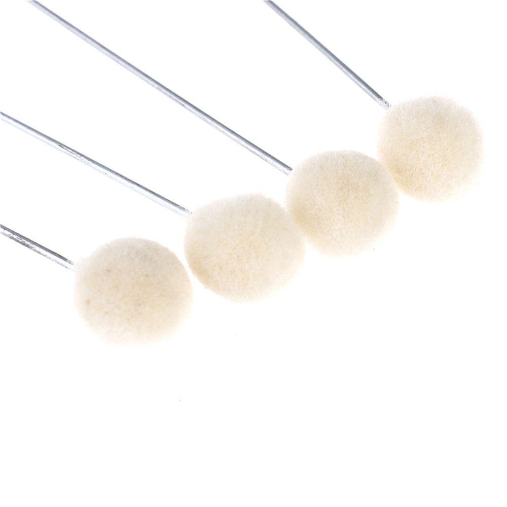 10/20pcs Gel Dyeing Dauber Assisted Coloring Ball Wool Brush Leather Tool