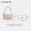 Маленькая сумка на плечо Coach Nolita 19 из канвы с signature-принтом