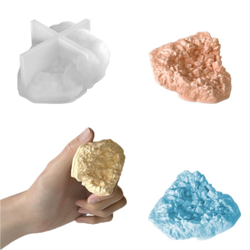 Силиконовые формы с текстурой камня для эпоксидной смолы, изготовления свечей, мыла. Силиконовые формы в форме камня для свечей, мыла.