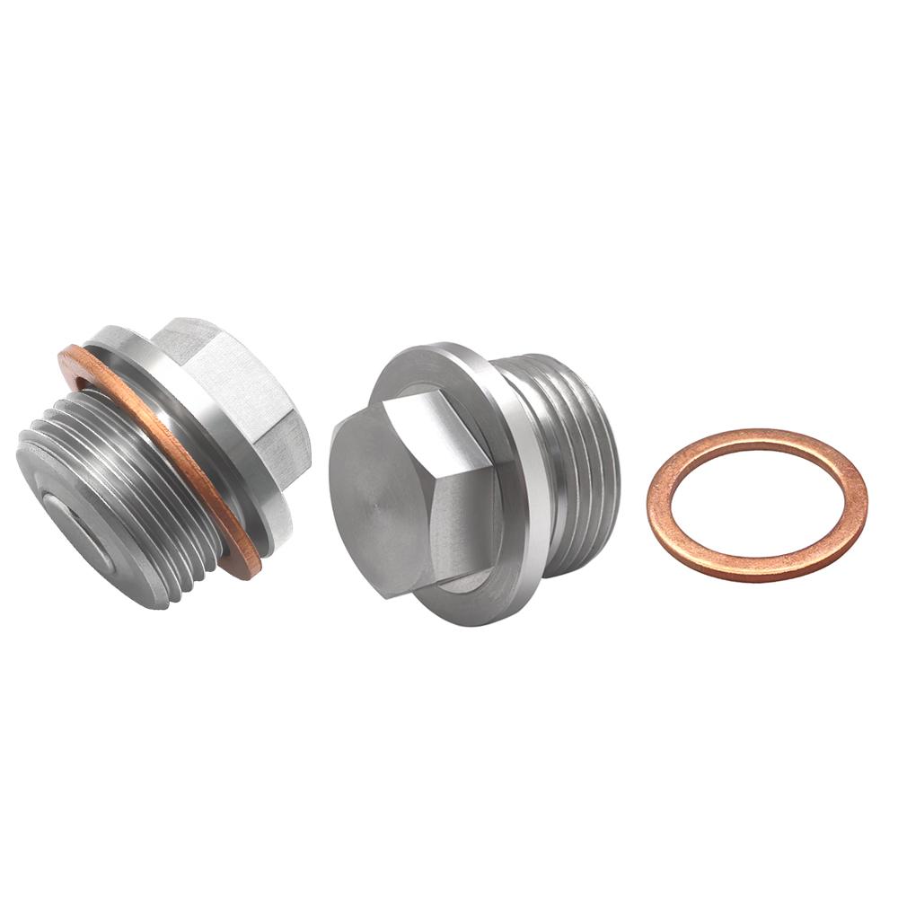 Stainless Steel Oil Pan Screws for Cars M22*1.5 Threads Car Accessories Drain Plug Oil Pan Magnet Screws Fuel System Fittings7