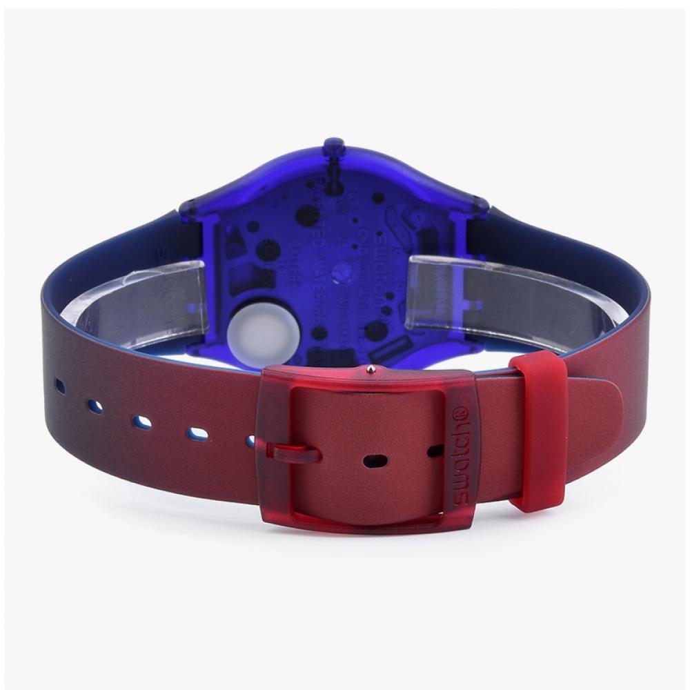 Swatch Ss08n117 Very Jazzy Berry Public Urethane Watch