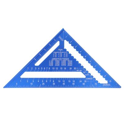 Треугольная угловая линейка квадрат 12 дюймов 45 градусов алюминиевый сплав деревообработка разметочный калибр измерительный инструмент