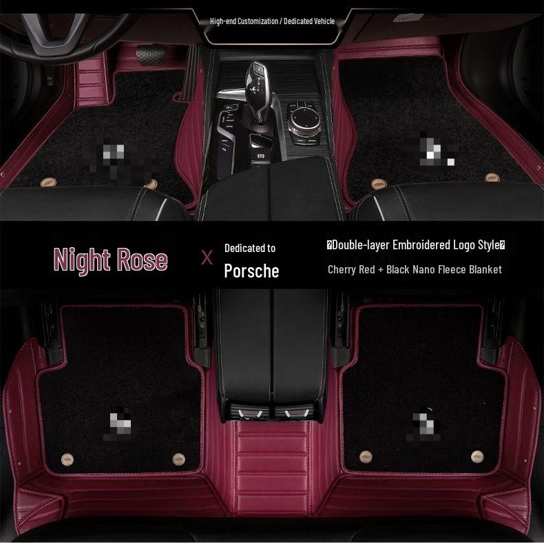 Full Coverage Floor Mats for Porsche 718, Macan, Cayenne, Panamera, 911