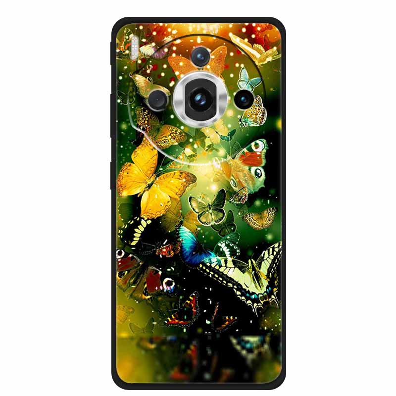 Для ZTE nubia Z60S Pro 6.78" Чехол ТПУ Мягкий Черный Силикон Расписной Милый Кот Звездный Чехол для Nubia Z60S Pro Роскошные Животные Funda