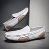 2024 Мужская повседневная обувь Натуральная кожа Лоферы для мужчин Мокасины Дышащие Слипоны Обувь для вождения Большой размер 38-48 Mocasines Hombre