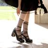 Sexy Dot Lace Socks Women Transparent Mesh Ankle Socks Ladies Ultra-Thin Princess Tulle Socks Female Meias