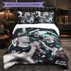 Erling Haaland Themed Bedding 3Pcs Duvet Cover Set Decorative Bed Linen For Teen Room Home Decoration