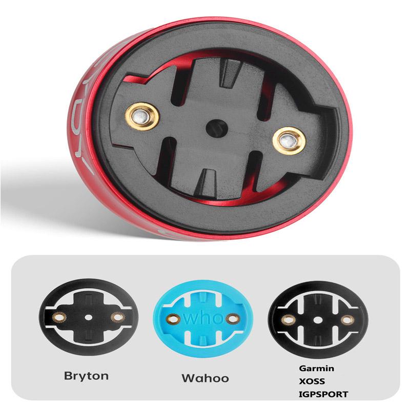 MTB Road Bike Computer Holder Stem Top Cap Bicycle Stopwatch GPS Mount Bracket Support For GARMIN Bryton Wahoo XOSS IGPSPORT