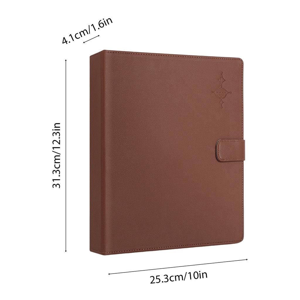 Music Folder 30 Loose Sheets Choral Music Folders with Hand Strap PU Leather for Stage Performance